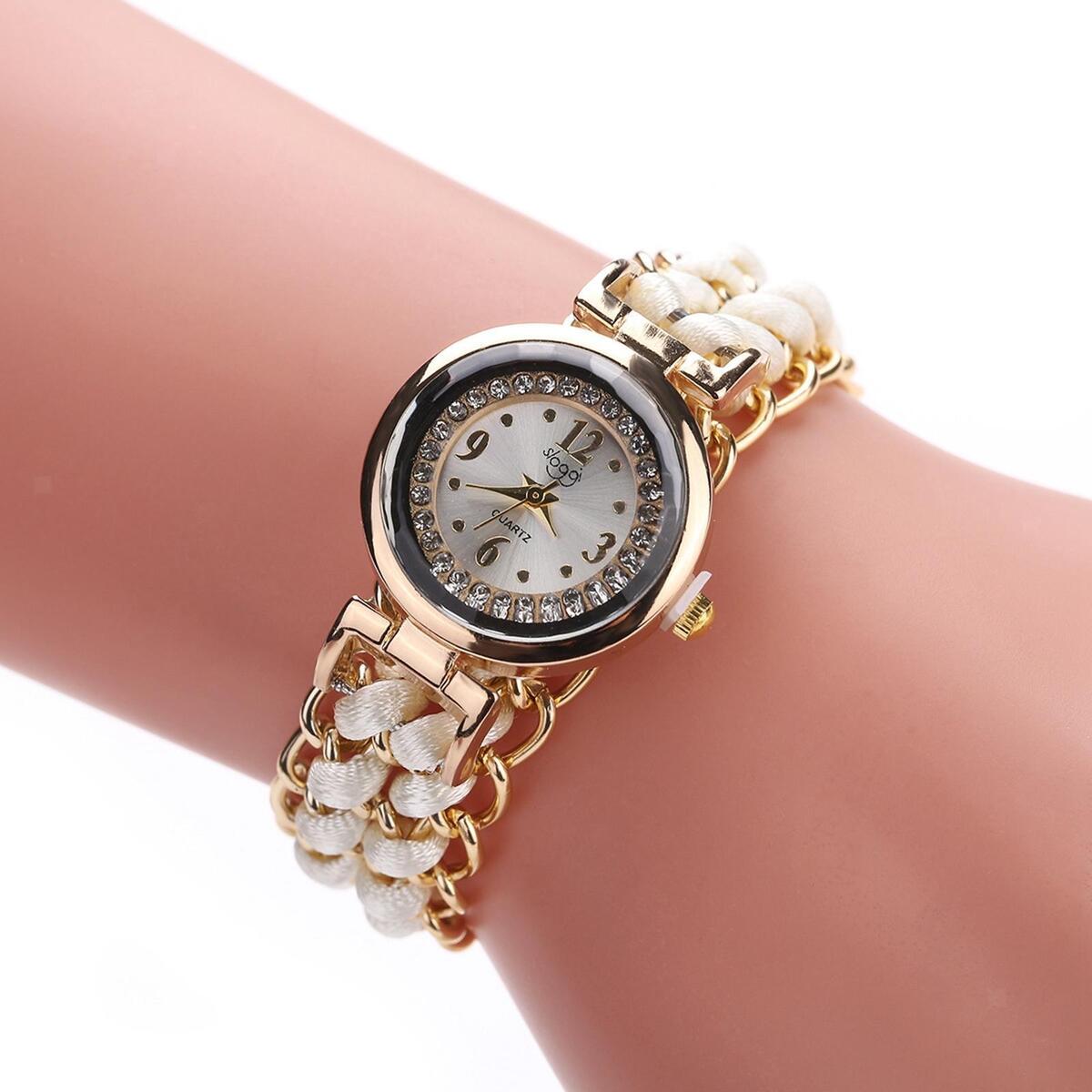 2x Fashion Lady Quartz Watch Elegant Wristwatches Wristband  Bracelet