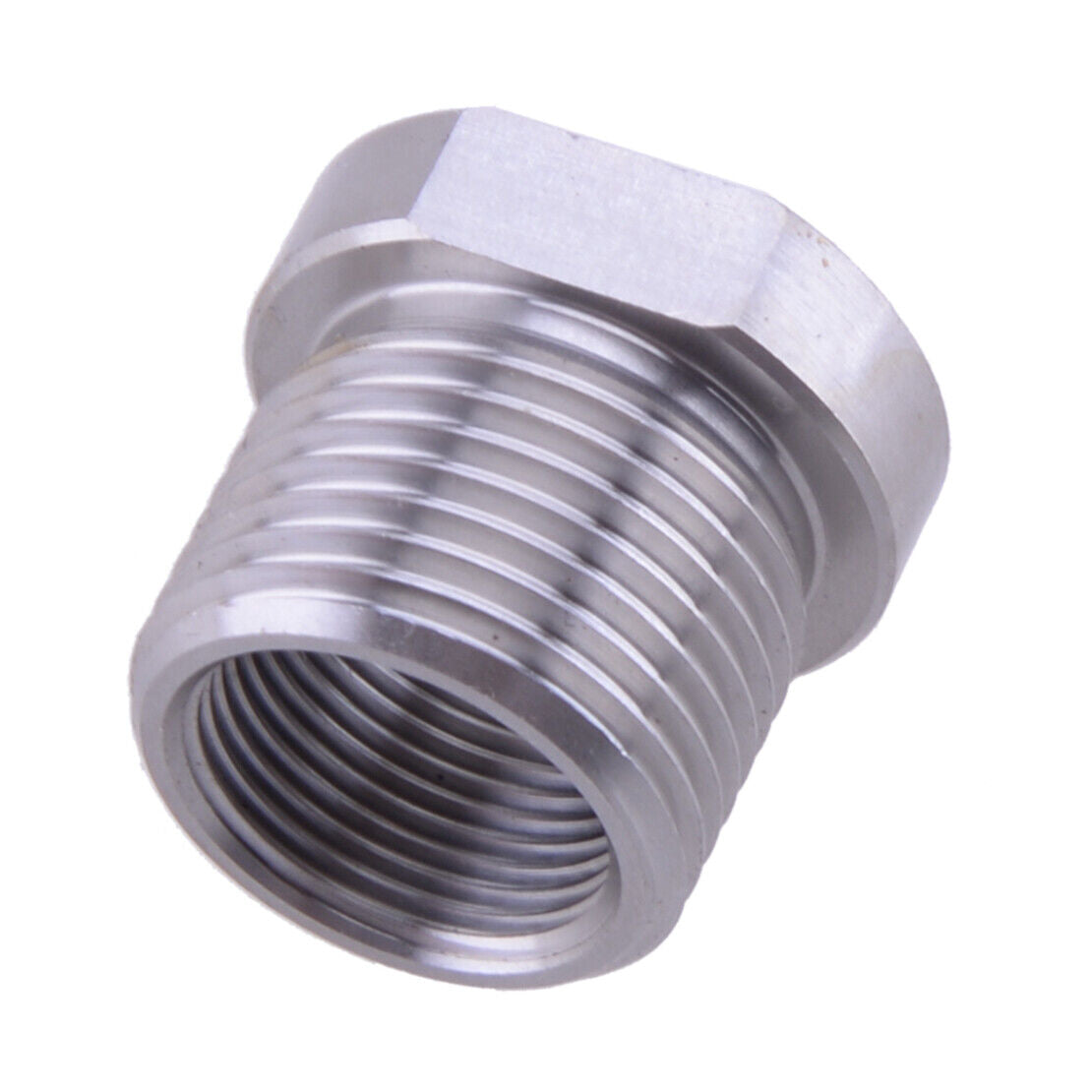 5/8-24 to 13/16-16 Stainless Steel Automotive Threaded Oil Filter Adapter New