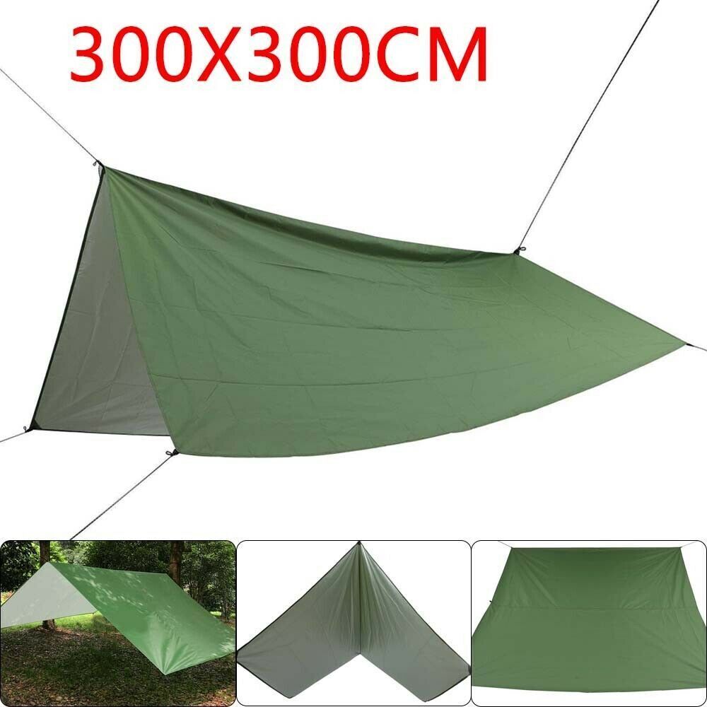 Waterproof Awning Shade Rain Sun Shade Shelter Camping Tent Tarp Fly Tent Tarp