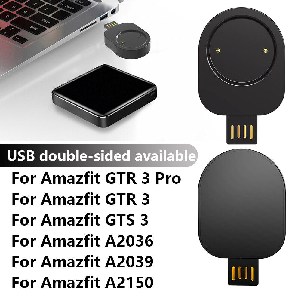 Watch Charger USB Charging Dock for Amazfit GTR 3 Pro/GTR 3/GTS 3 Series
