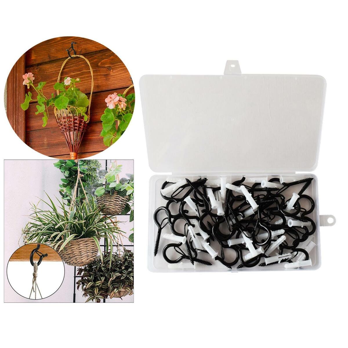 36Pcs/-Hanger Hooks Plants Outdoor Screw  to hook  Release Feeders