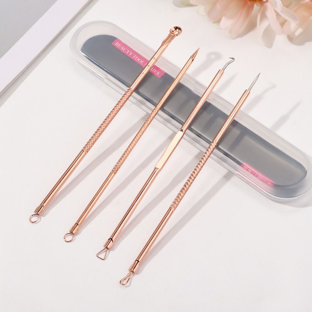 Acne Extractor Blackhead Pimple Needles Blemish Treatments Comedone Remover