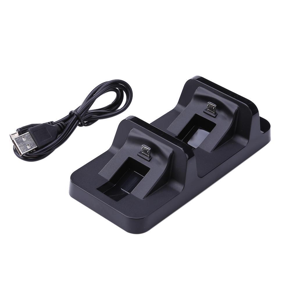 DC 5V Mini Dual Chargers USB Dual Charging Dock Charger for PS4 Controller