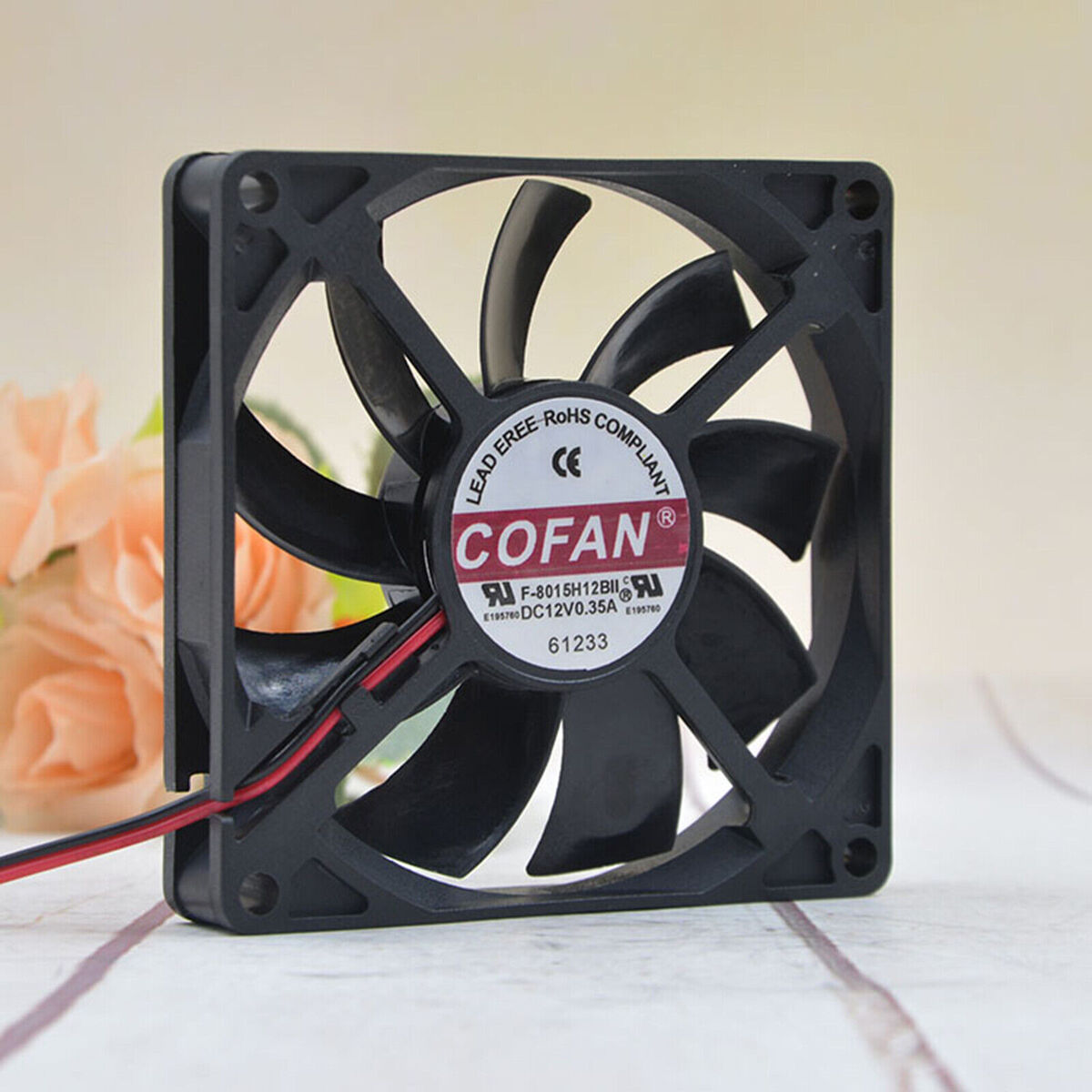 COFAN F-8015H12BII 12V 0.35A 8CM Chassis Large Air Volume Fan Chassis Ultra-thin