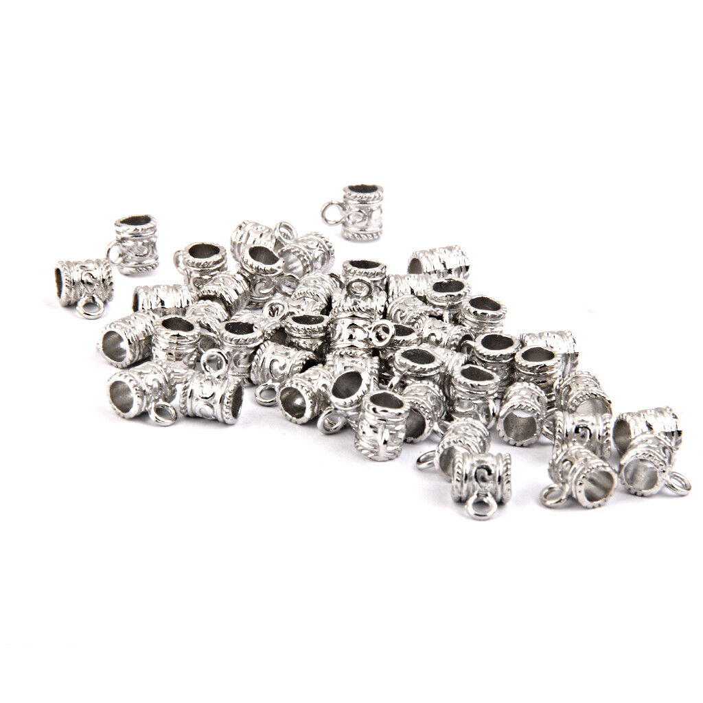50  Tibetan  Connectors Bails  European Bead Bracelet