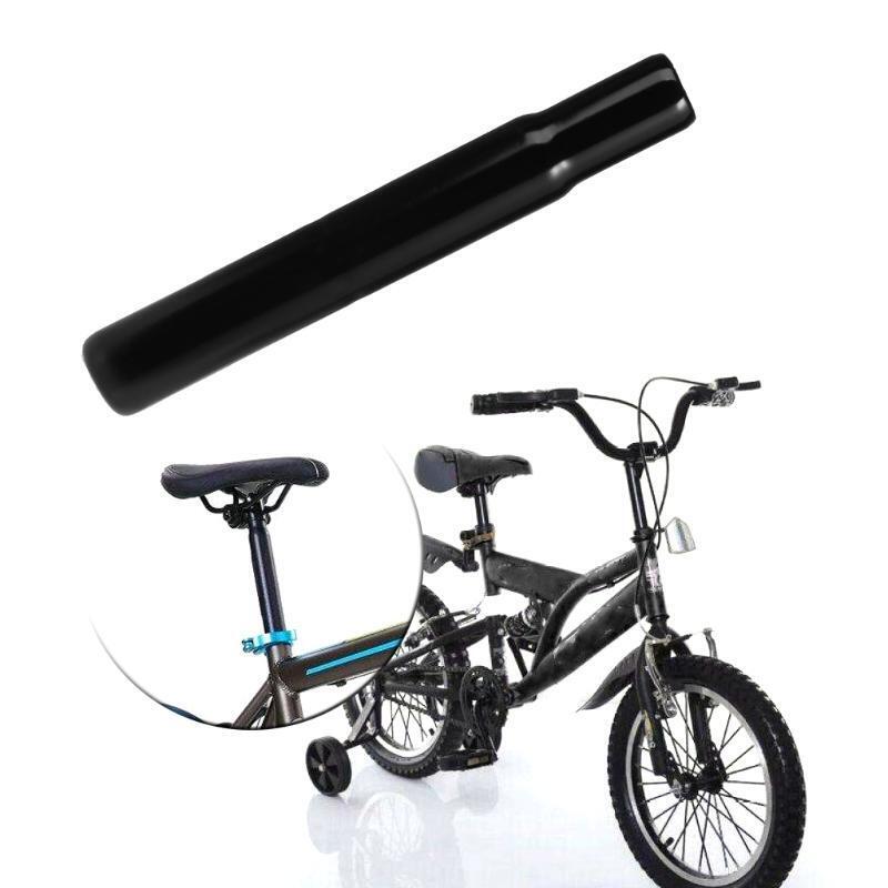 Bicycle Seat Post Steel 25.4mm Tube Children Bike Chair Parts Kids Cycling Black