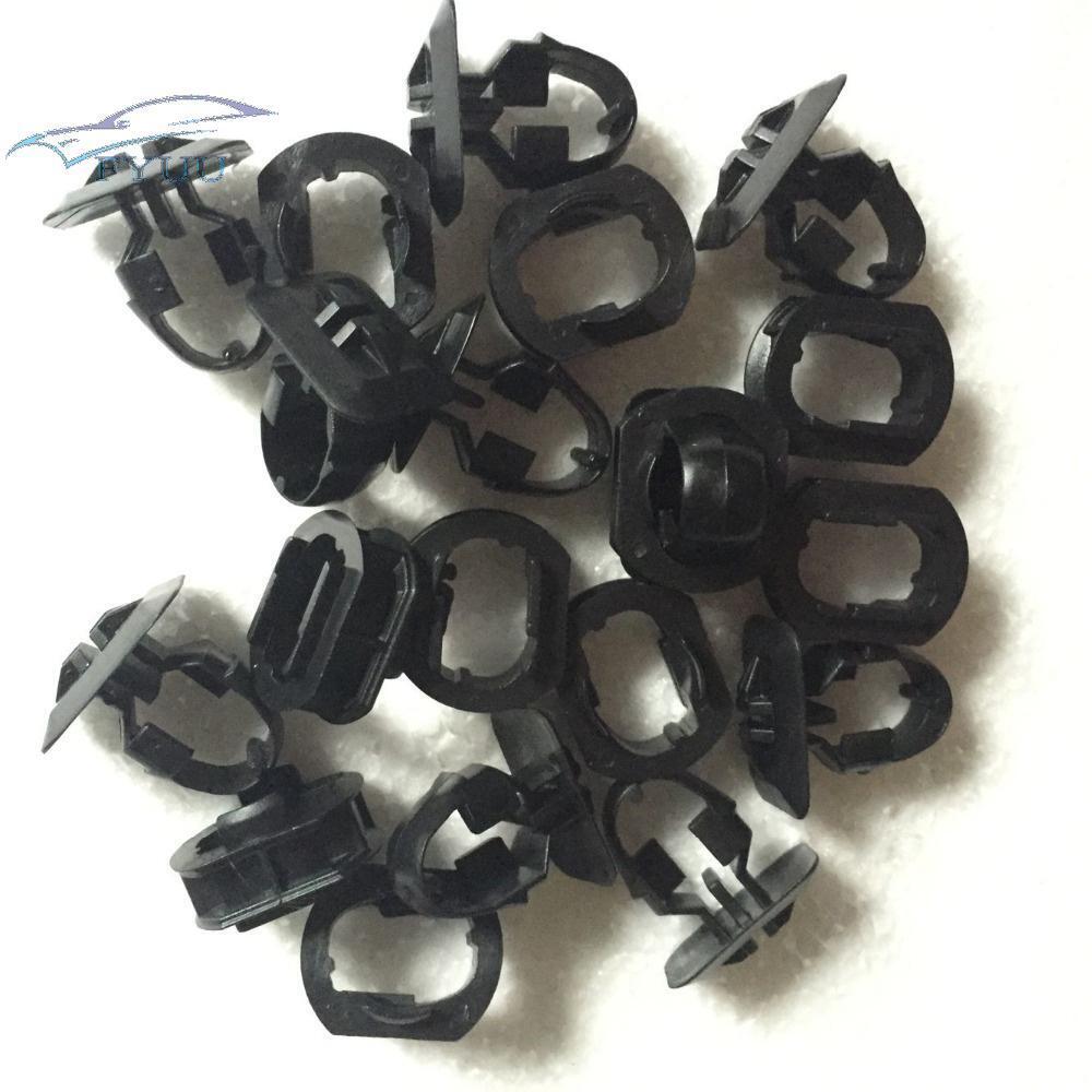 50x Side Skirt Trim Retainer Clips For Mercedes Benz C/E/CLK Class Black Plastic