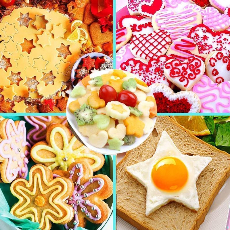 138 Pcs Polymer Clay Cutters Earring Cutters DIY Jewelry Making Art Crafts