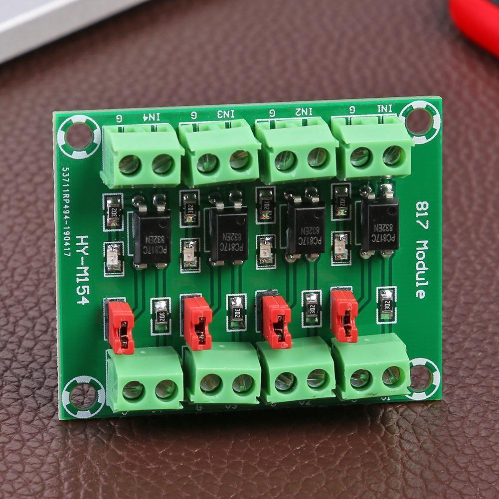 PC817 4 Channel Optocoupler Isolated Board Voltage Converter Adapter Module
