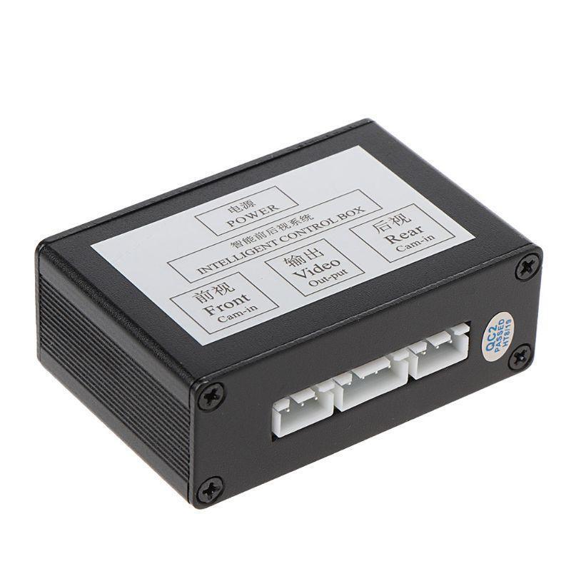 Vehicle Reversing System Two-Way Control Box Front Rear View Channel Converter