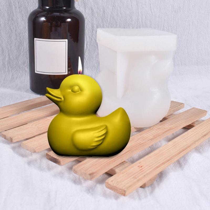 Three-dimensional Small Yellow Duck Mold Epoxy Plaster Mold Making Soap Candle