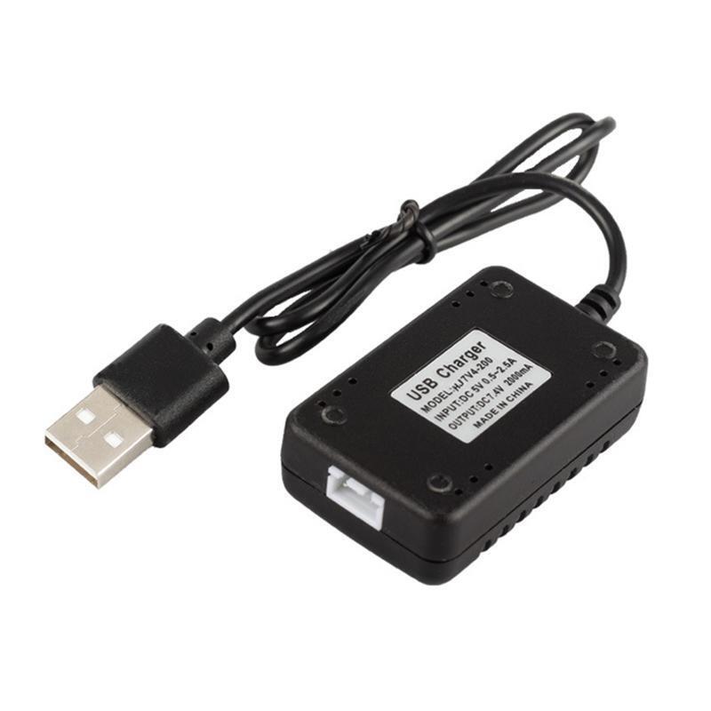 7.4V 2S LiPo Battery USB Charger Cable with 3 Pin Connector for RC Car
