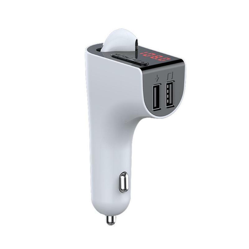 USB Charge Port Bluetooth-compatible Earphone Car Mp3 Player Smartphone Charger