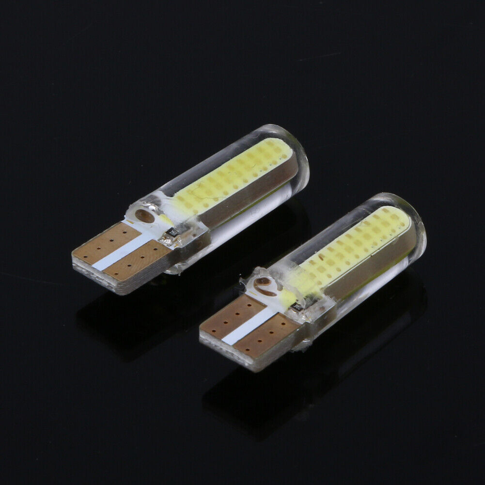 4 X W5W 168 T10 3W Shows Wide Light Silicone License Plate Reading Lamp