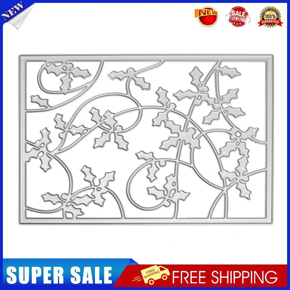 Retangle Leaves Metal Cutting Die Stencil Scrapbook Template Photo Craft