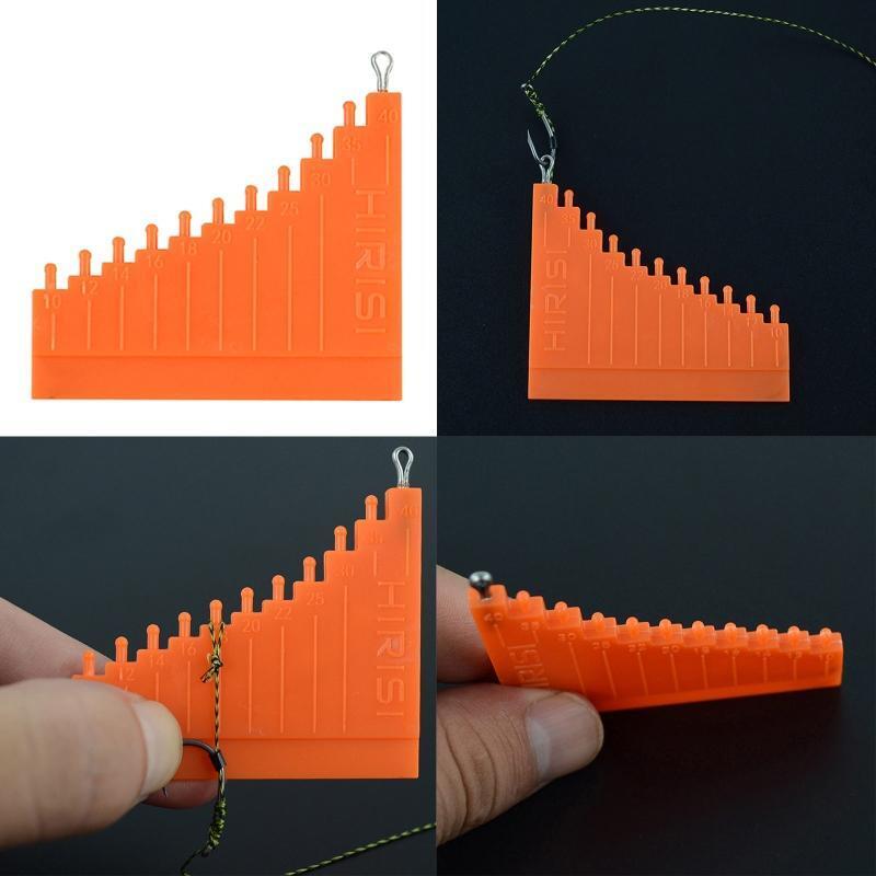 Hair Gauge Fishing Tackle Tool Mini Sub Wire Binding Device Hook Tool 10 to 40mm