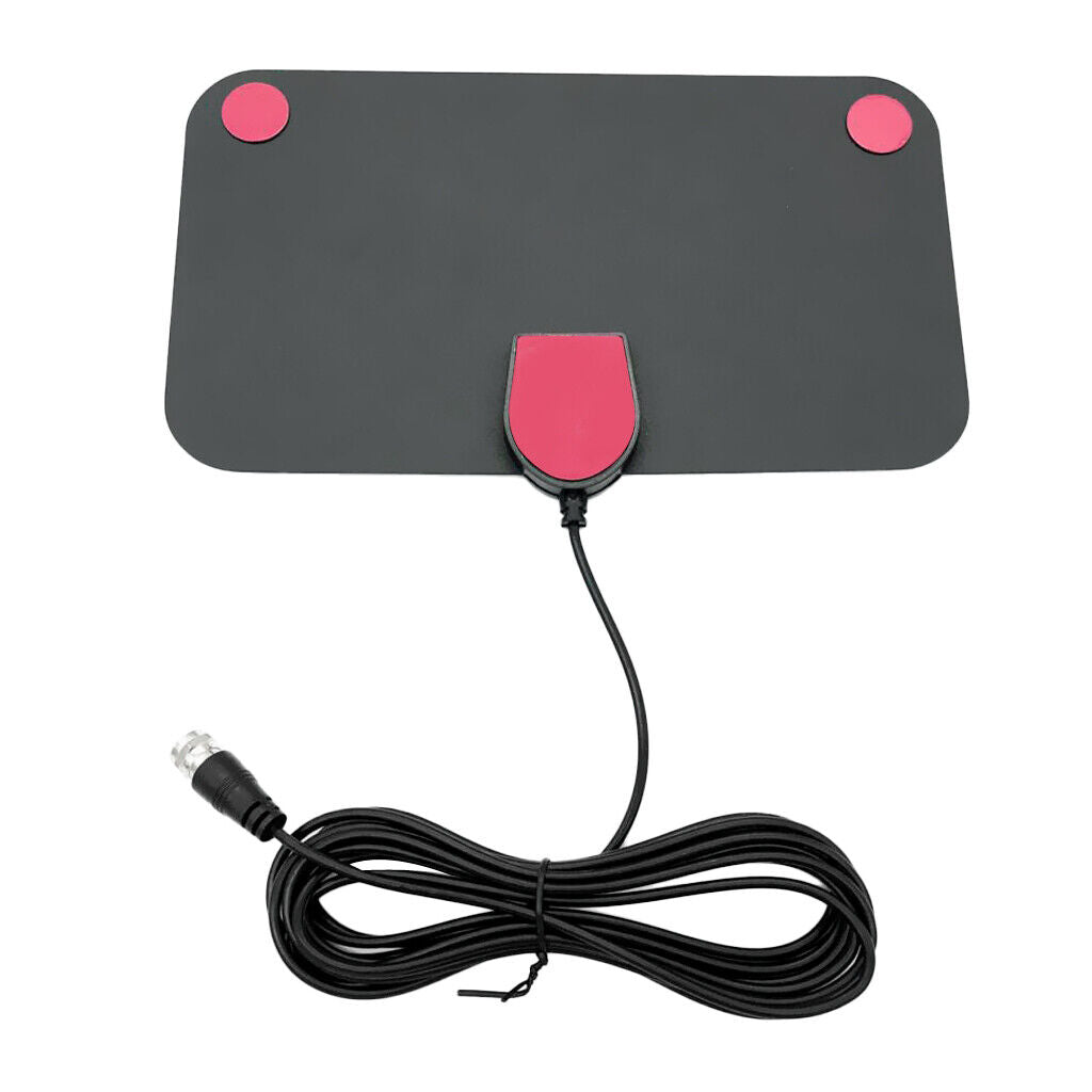 Digital Antenna HDTV Ultra Thin 80 Miles Range Indoor 1080P 10DBI F Male