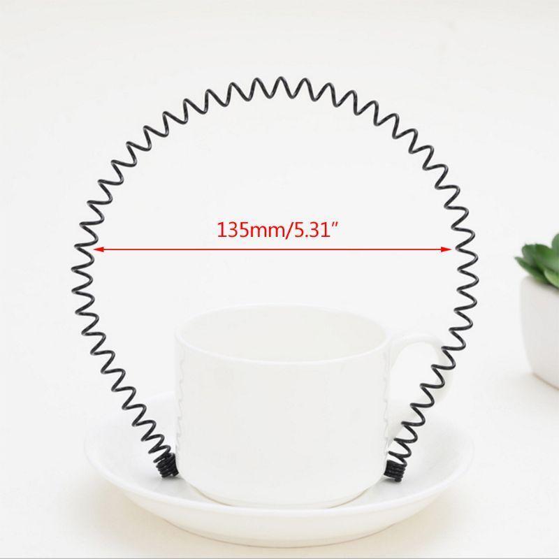 Practical Spring Headband Invisible Men Women Tiara Metal Black Hair Band Hoop