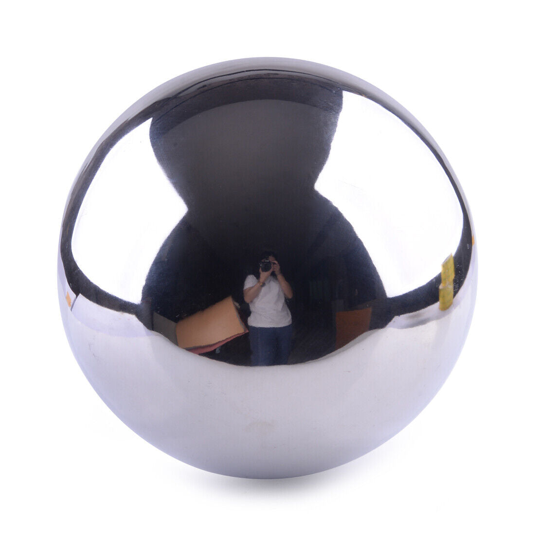 250 mm Stainless Steel Mirror Polished Sphere Hollow Ball Garden Decor Gifts