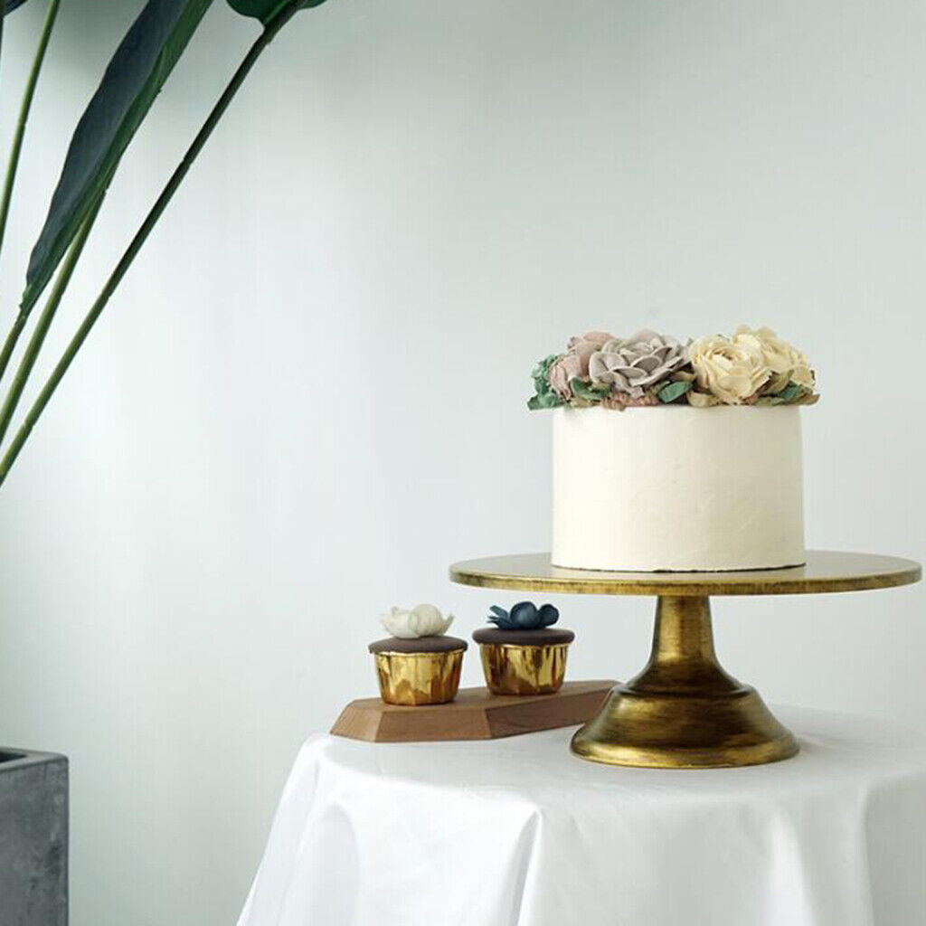 12" Cake Stand Cake Display Tray  Centerpiece Dessert  Iron