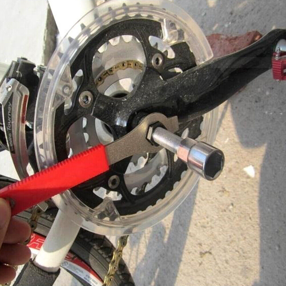 Bicycle Crankset Crank Puller Repair Wrench Extractor Cycling Hand Spanner