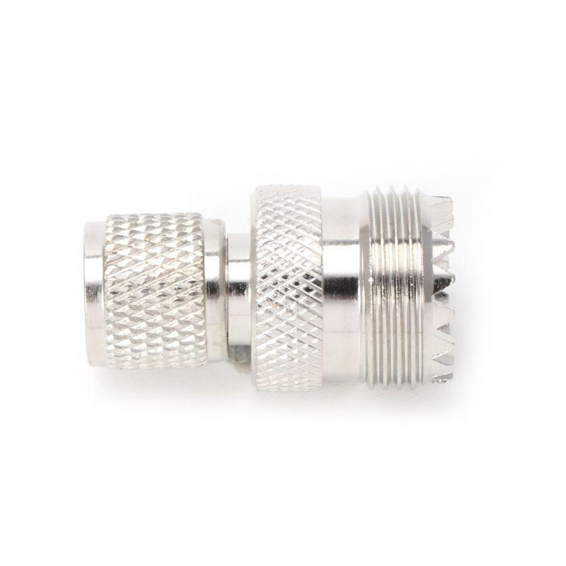 Mini UHF Male To UHF Female Jack Straight RF Connector Coaxial Converter Adapter