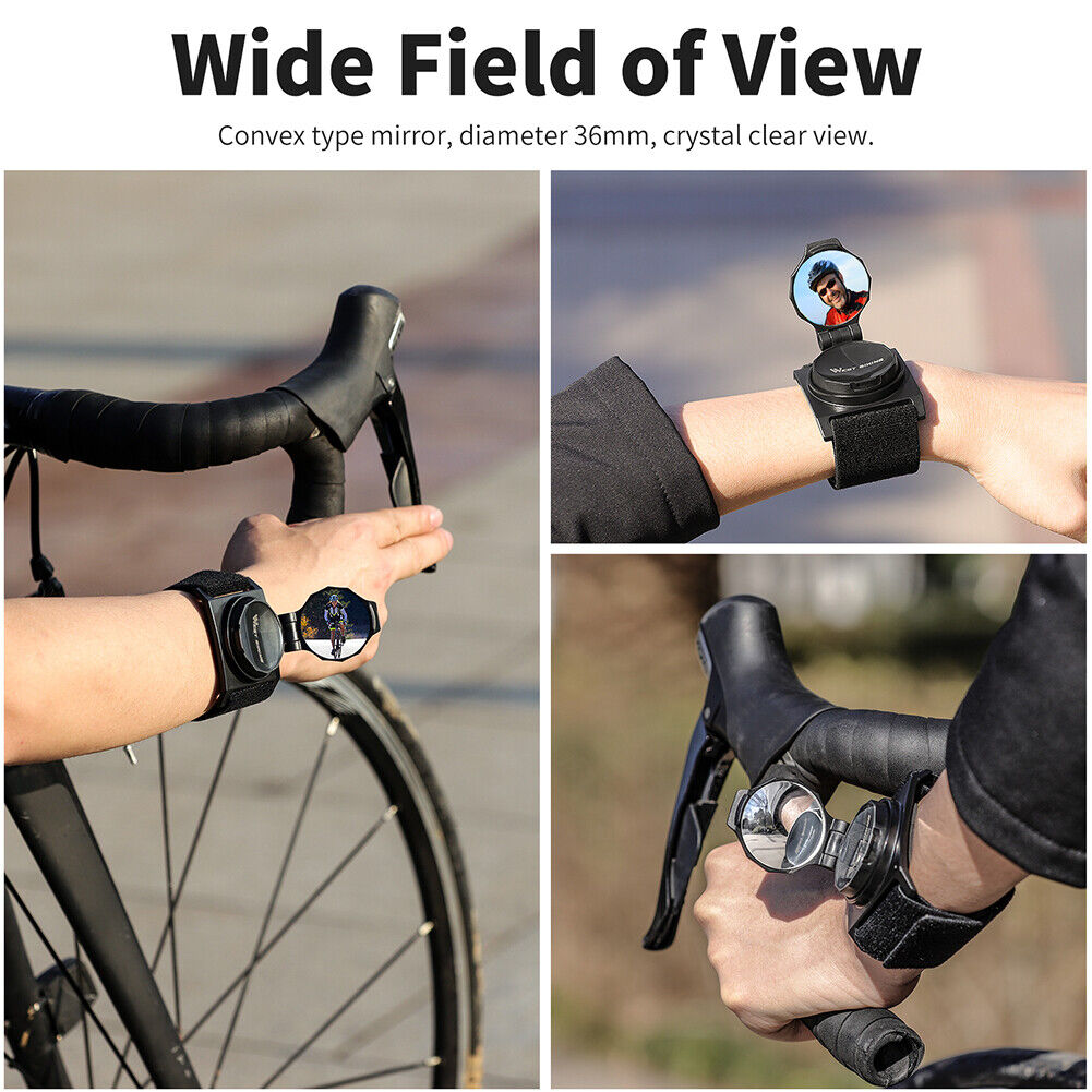 WEST BIKING Bike Bicycle Wrist Rearview Rear View Mirror Cycling Accessory