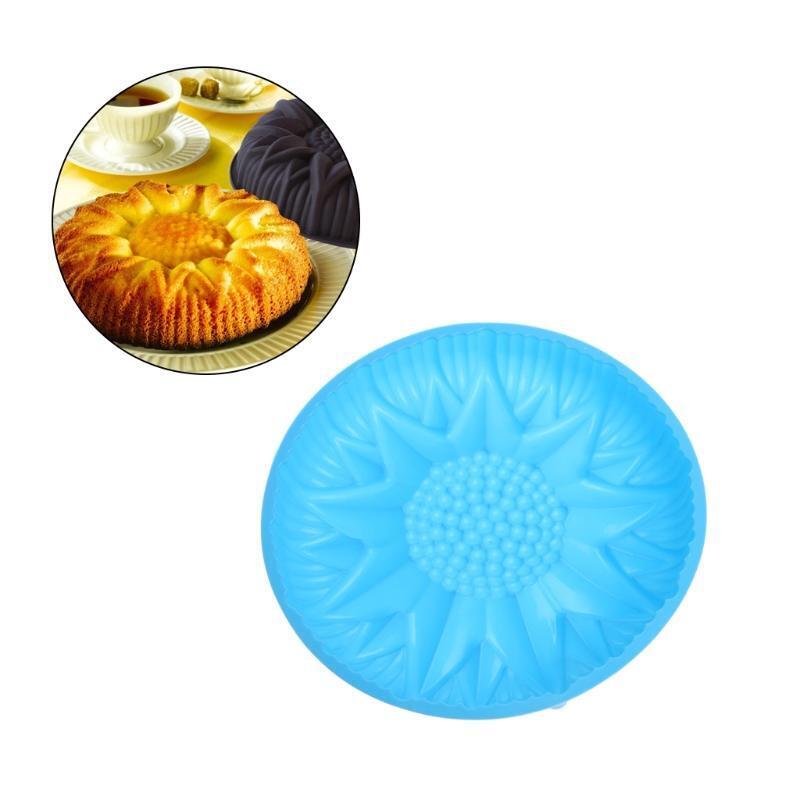 10" Large Sunflower Silicone Fondant Cake Mold Chocolate Dessert Mould DIY Tools
