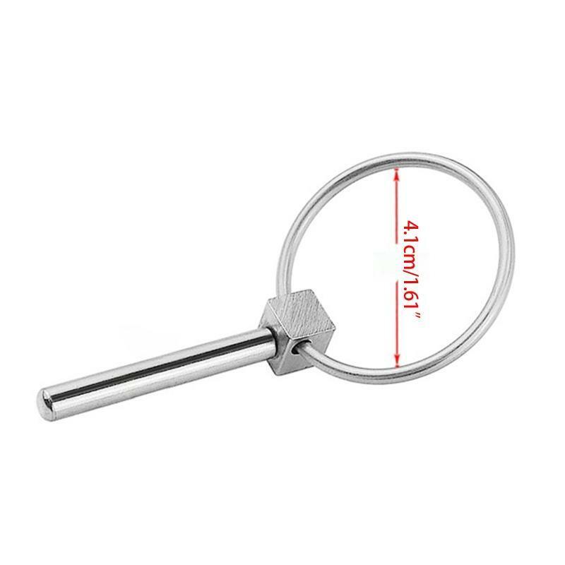 Heavy Duty Lynch Pin Fastener with Ring for Farm Tractors Trailers Trucks Mower
