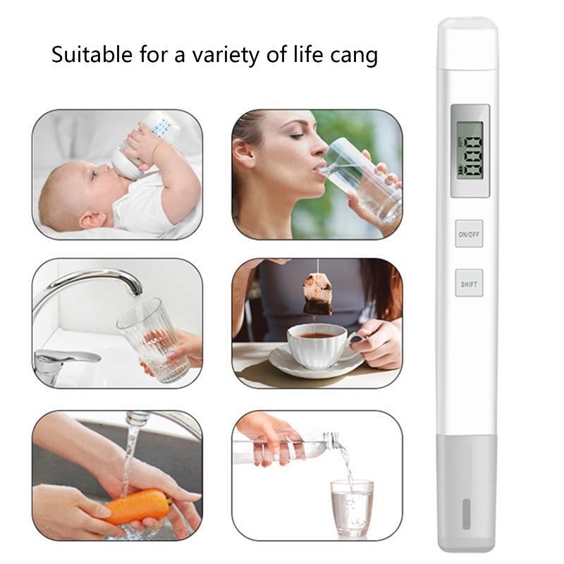 TDS Water Quality Monitor Pen Tester Meter Portable LCD Screen Digital Easy Read