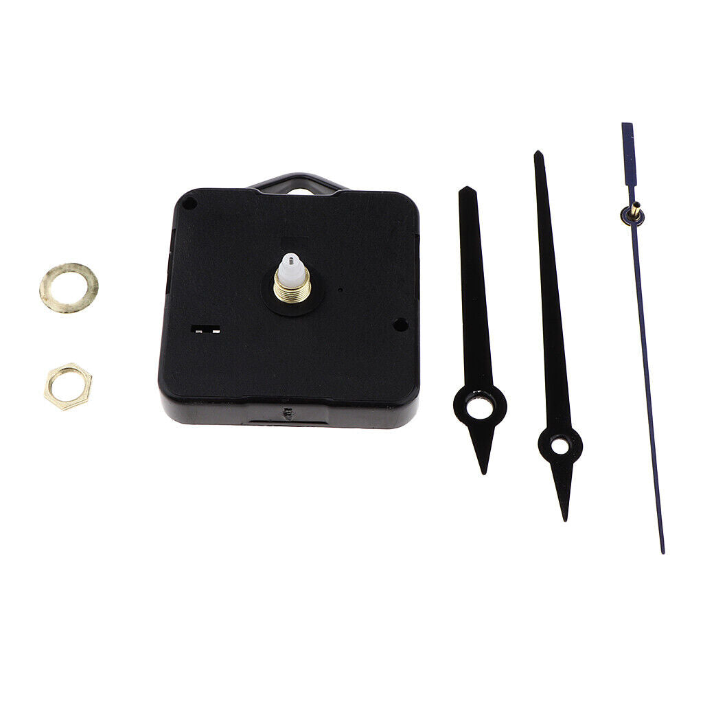 10 Packs Black Quartz DIY Wall Clock Movement Mechanism Clocks Kits - Include