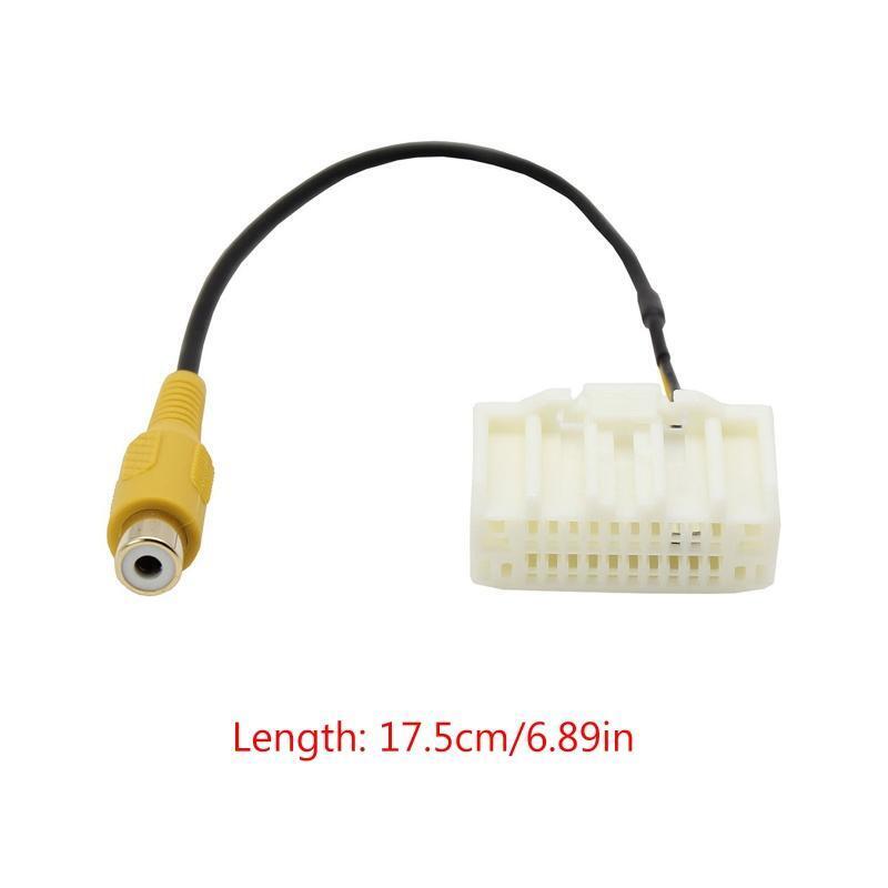 Car Interior RCA to Factory Radio Display Uconnect Adapter Backup Camera Wire