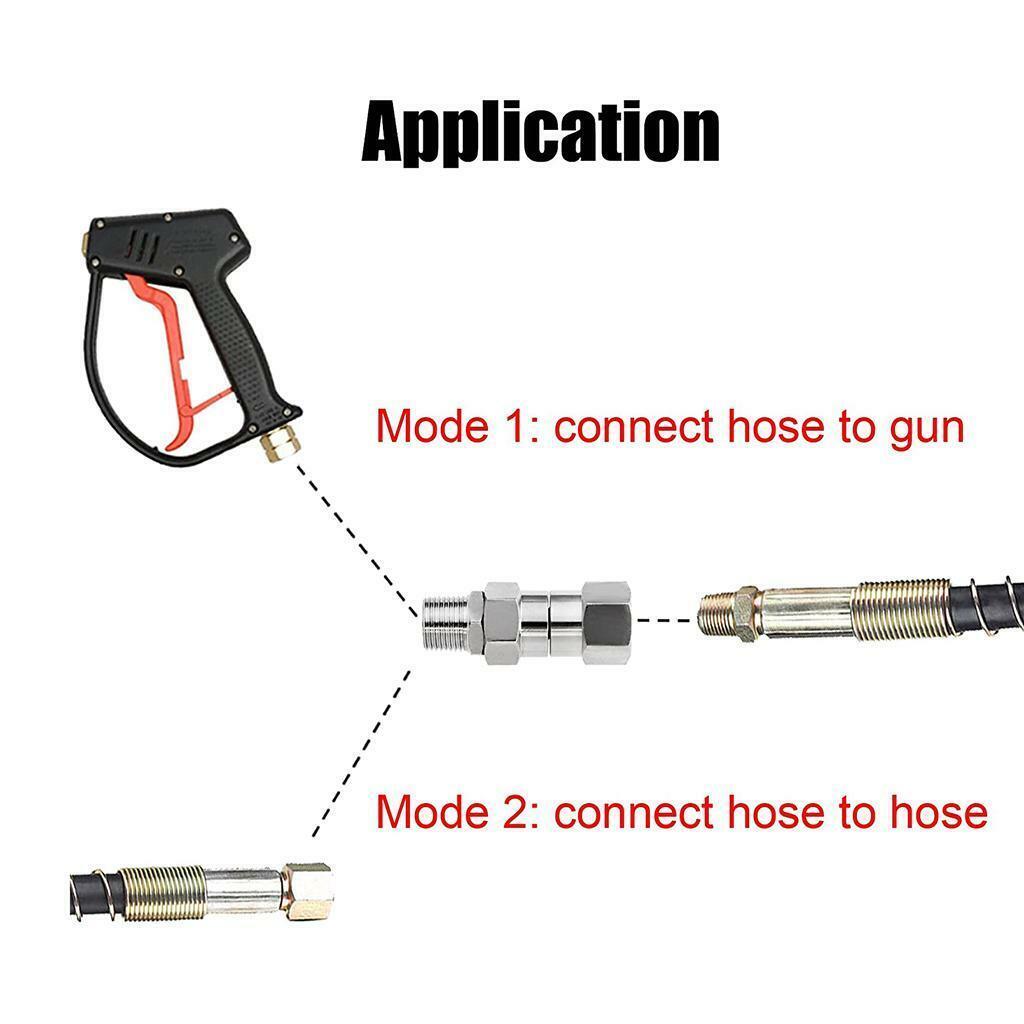 High Pressure Washer  3/8 Inch Hose Fittings 4500PSI Car Washing