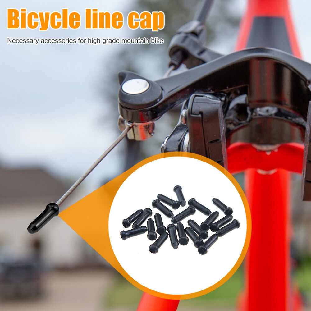 50pcs MTB Bicycle Brake Shifter Brake Gear Inner Cable Tips Wire End Caps