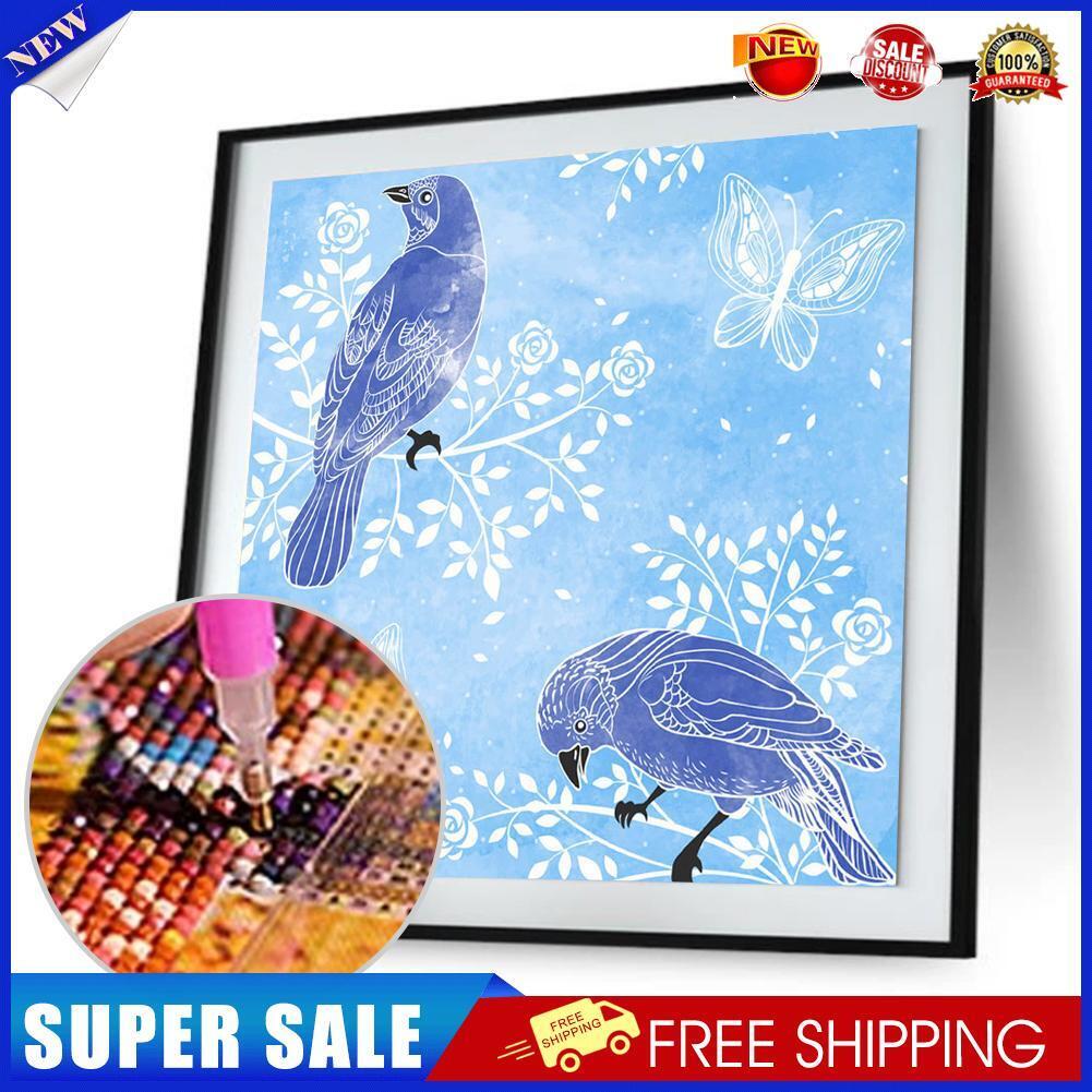2 Birds 5D DIY Diamond Painting Embroidery Craft Cross Stitch Home Decor