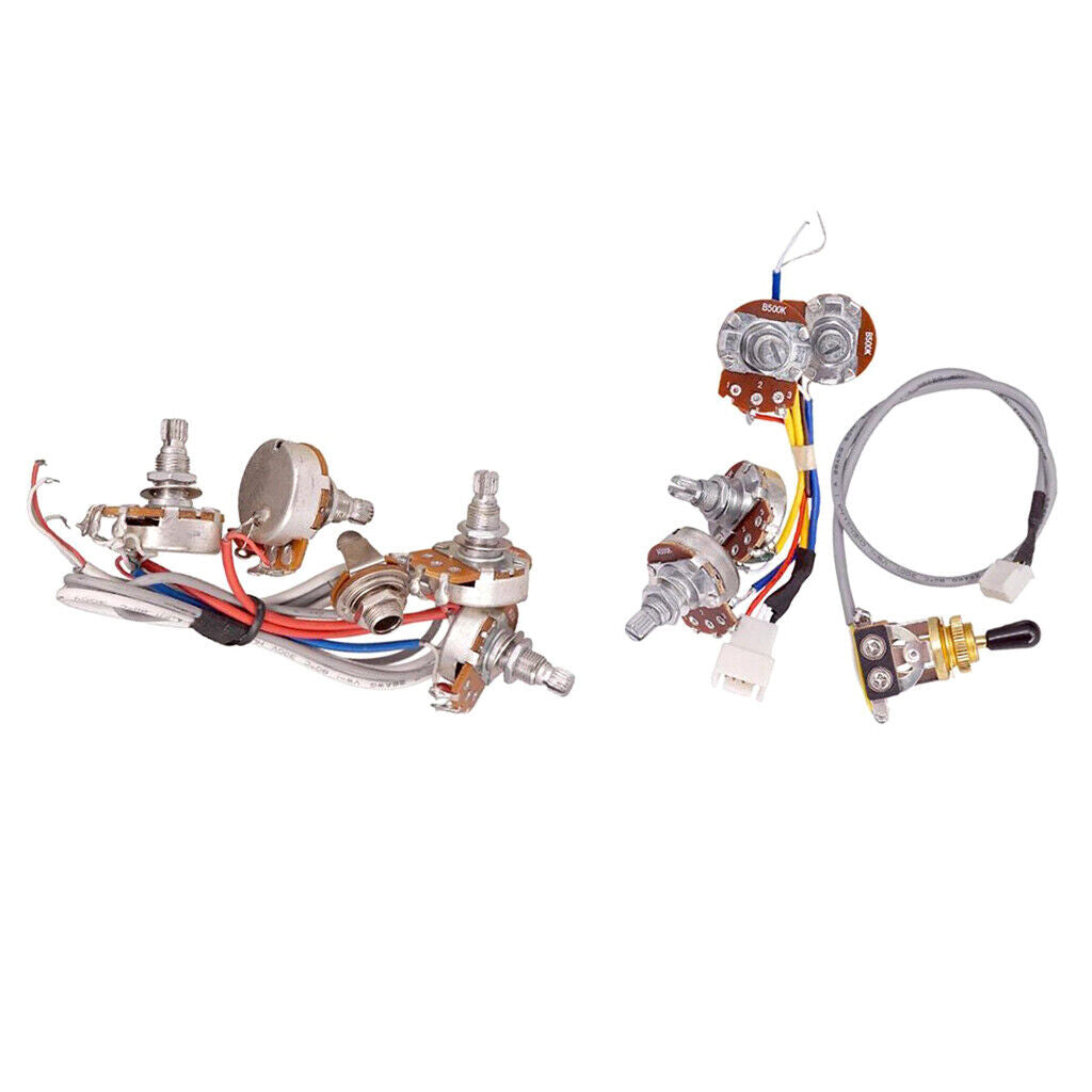 2  Guitar  Wiring Harness Prewired Kit for LP EPI Electric Guitar