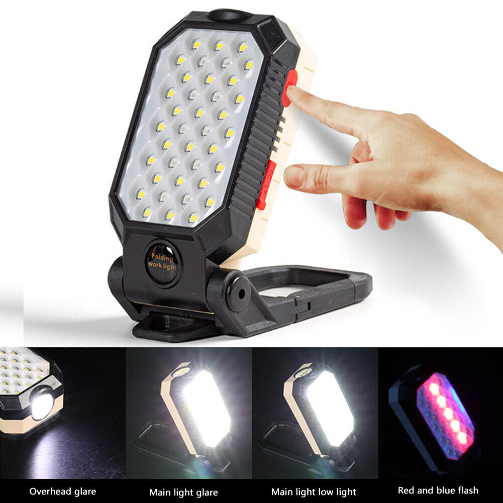 COB Rechargeable Magnetic Work Light Emergency Flashlight (W5 99B Large)