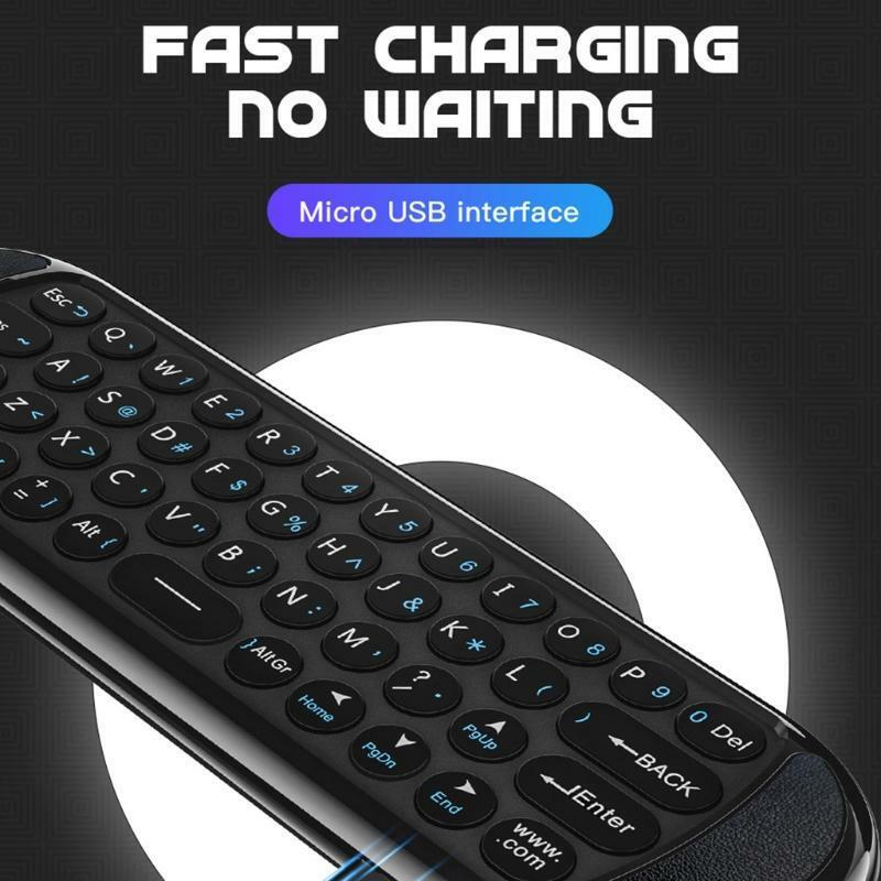 2.4G Air Mouse for Android Box Wireless Remote Control Keyboard Ergonomic for PC