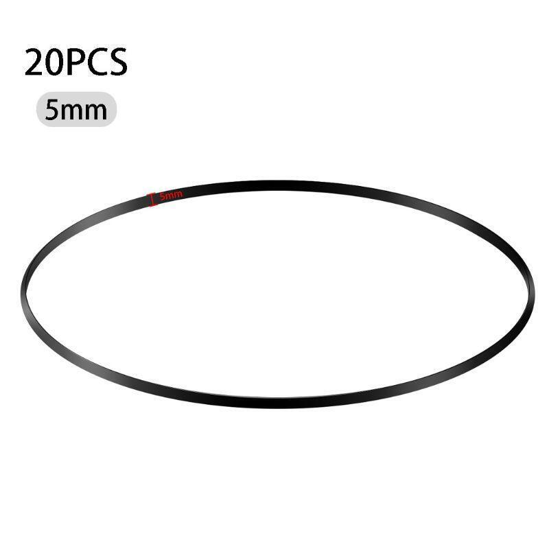 20Pcs/bag Assorted Recorder Repair Rubber Belt 110-145mm Mix Cassette Tap Belts
