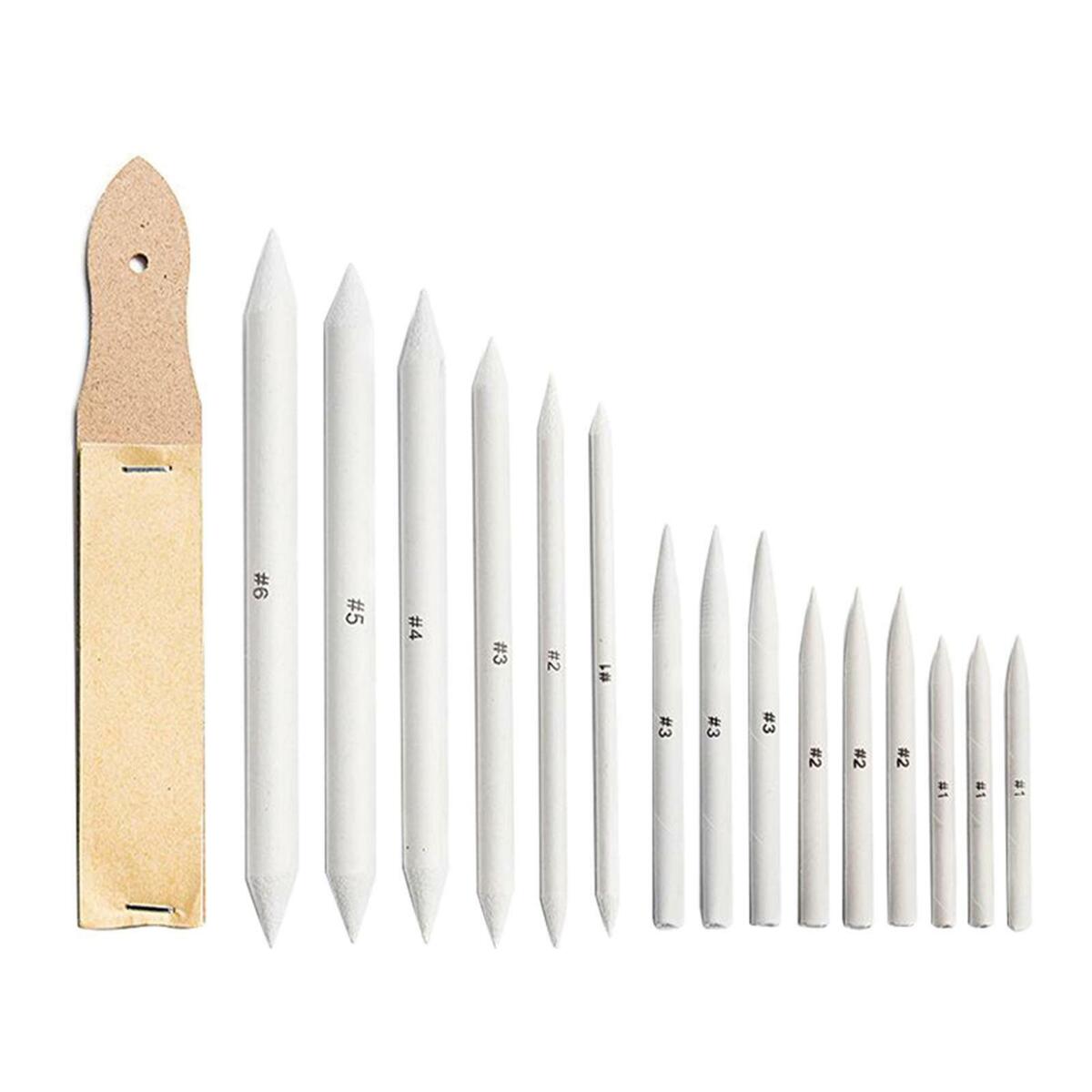 16pcs / Set Mixing Stump Stain  Sketch Art Drawing Tool
