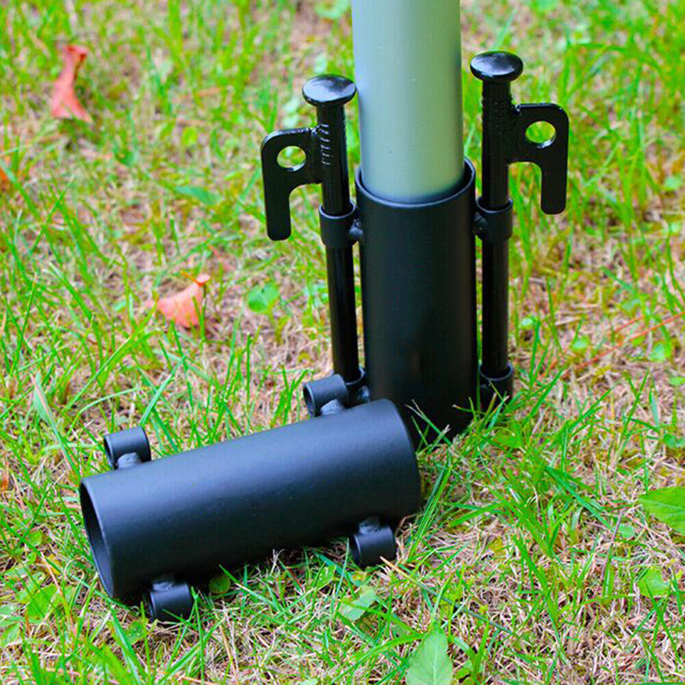 Tent Awning Pole Pipe Windproof Outdoor Camping Fixed Tube Canopy Holder