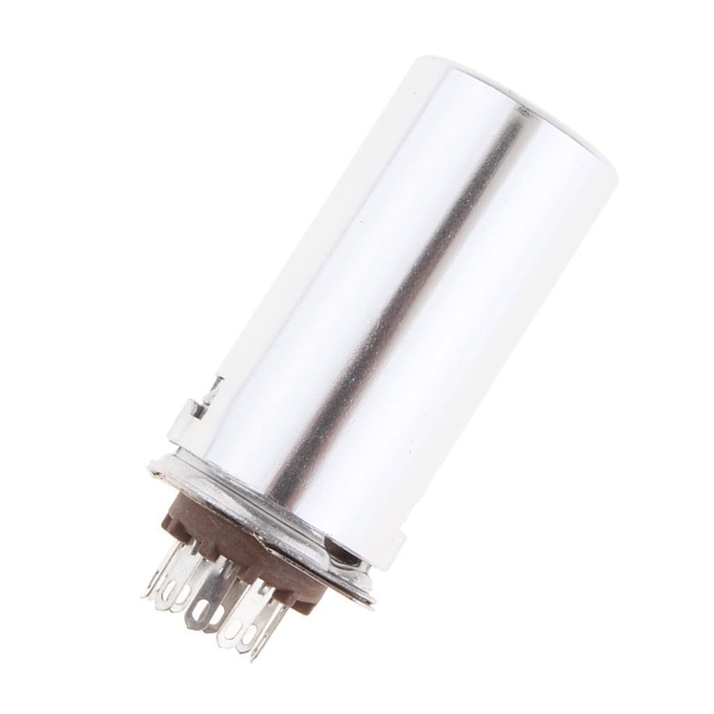 9Pin Vacuum Tube Socket w/ Aluminum Shield for 12AX7 12AU7 E88CC 6922 6n1