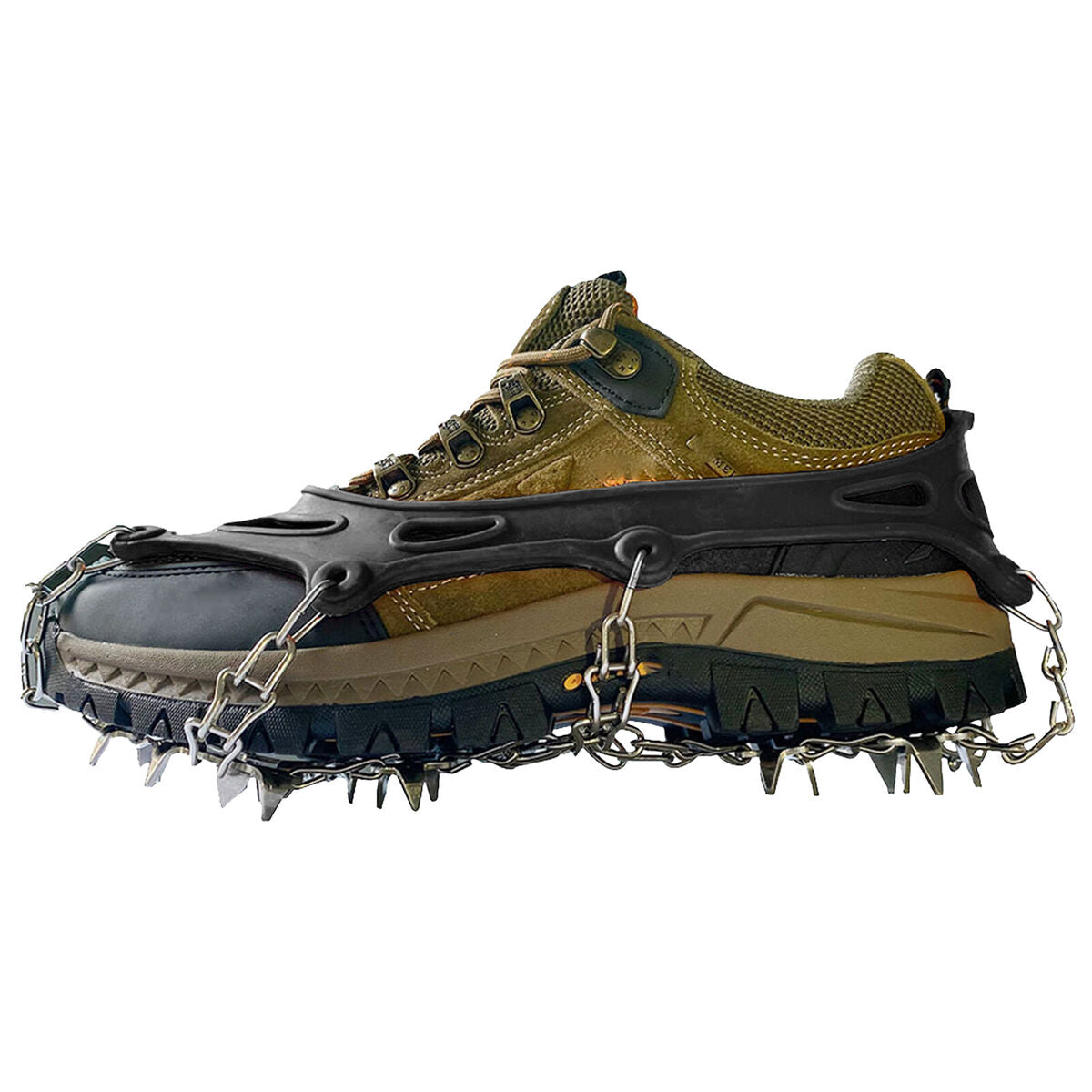 19 Teeth Spikes Crampons, Ice Snow Grips Ice Cleats Anti Slip for Women Men