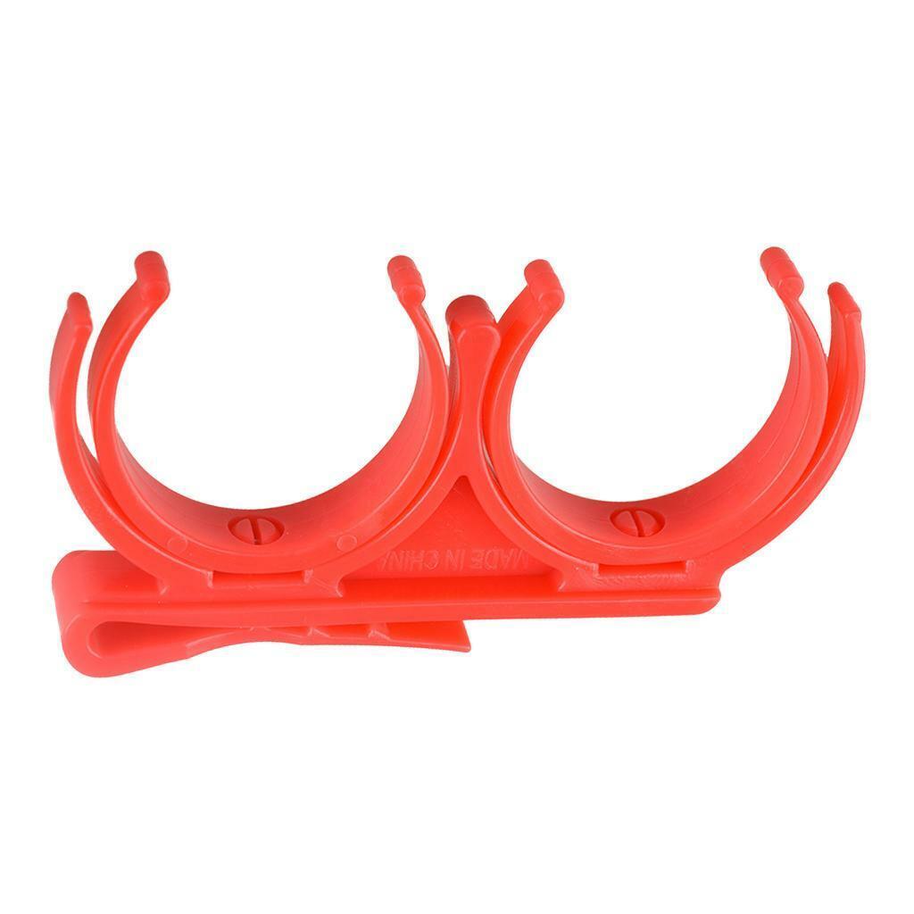 3Pcs Universal Plastic Golf Ball Holder Clip for  +Yellow