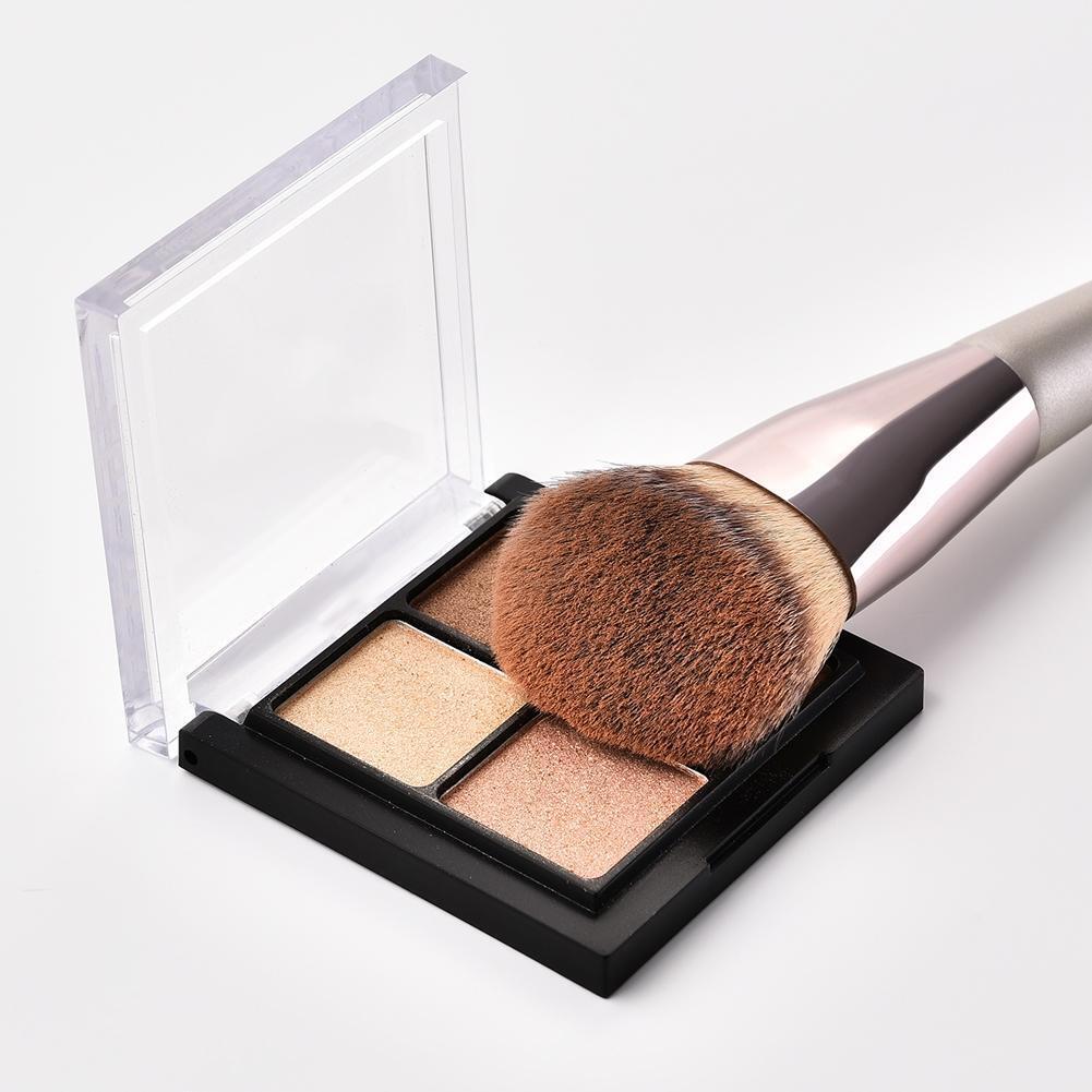 1pc Champagne Cosmetic Brush Nylon Hair Blush Brush Beauty Tools (T-01-386)