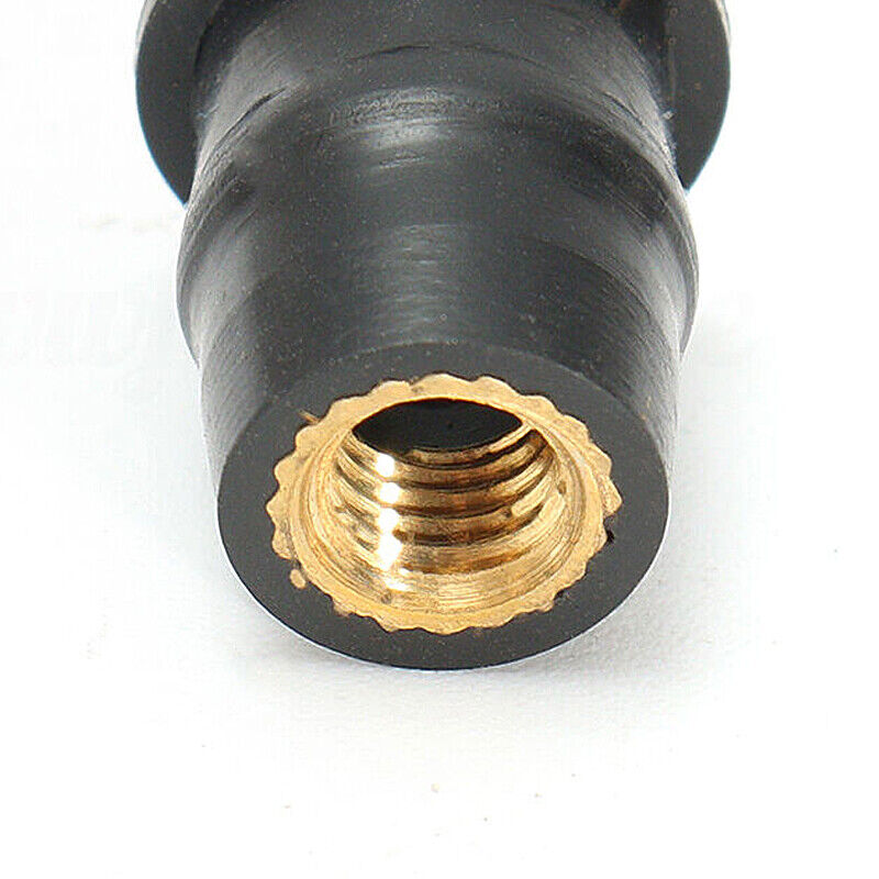 10x M5 Rubber 5mm Metric Motorcycle Windscreen Brass Well Nut Windshield WellNut