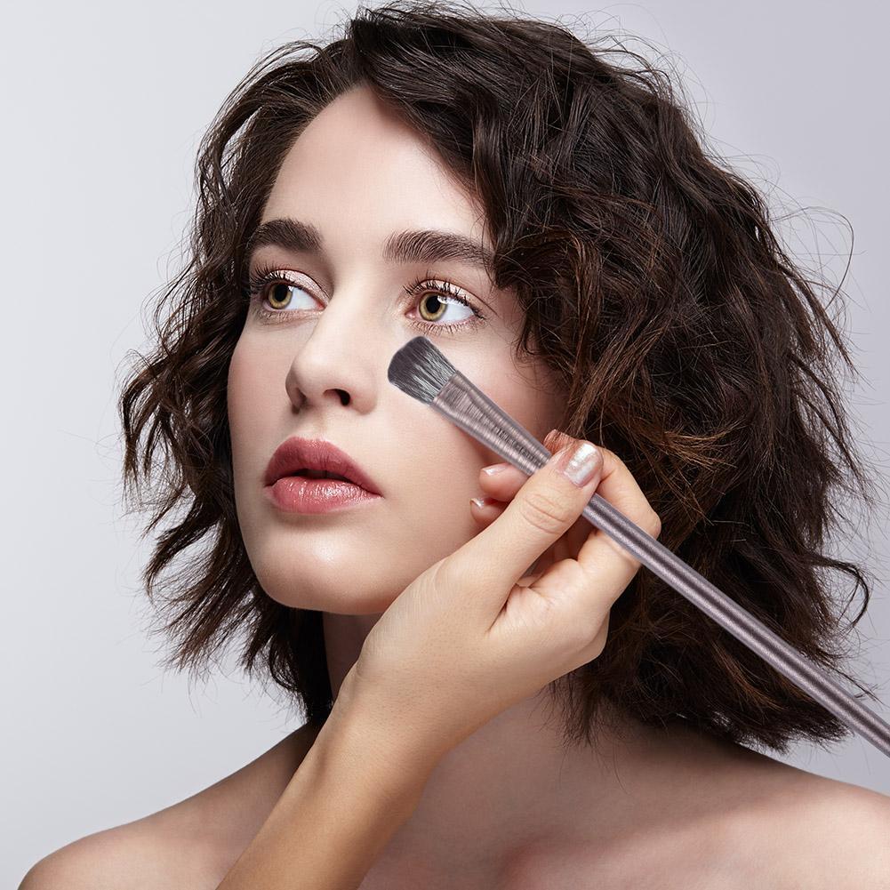 Make Up Brushes Metal Wire-drawing Eye Shadow Brush Women Cosmetics Tools