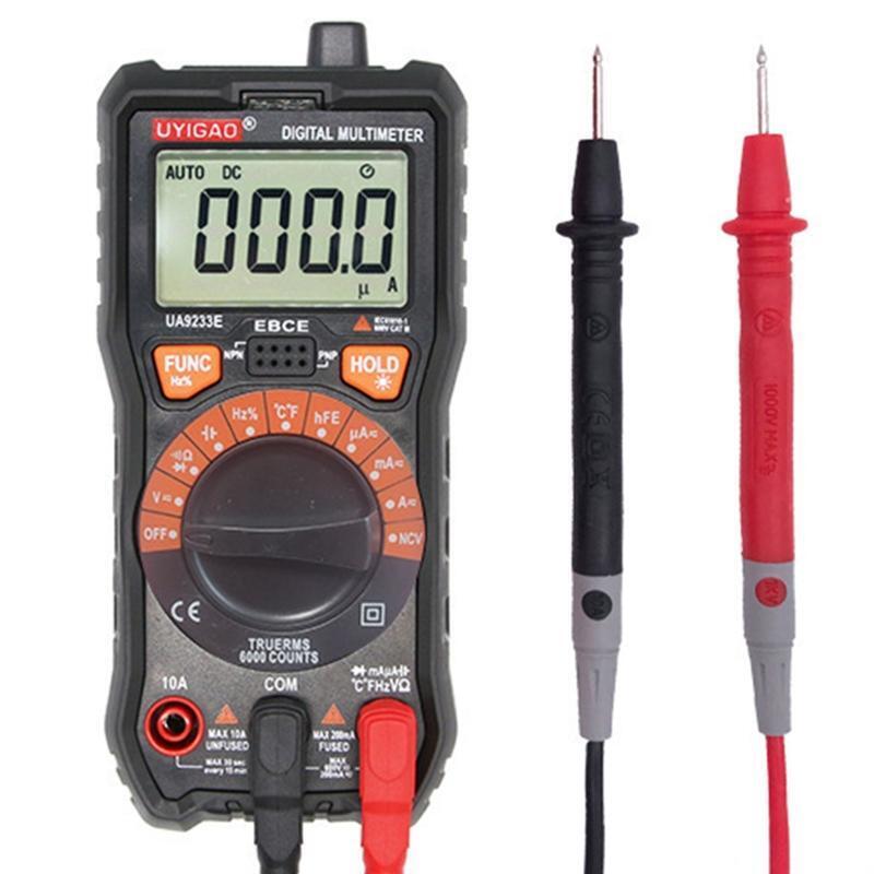 High Accuracy Digital Multimeter Voltmeter Tester 6000 Counts Continuity Tester