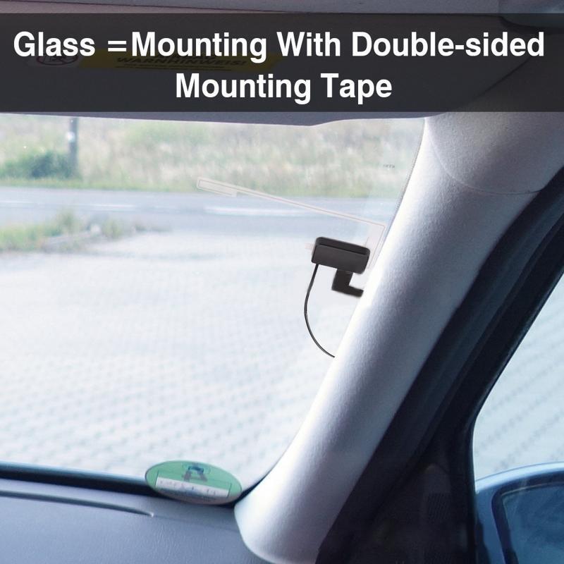 Car DAB Digital Radio Patch Aerial Antenna Adhesive Transparent Built-in Antenna
