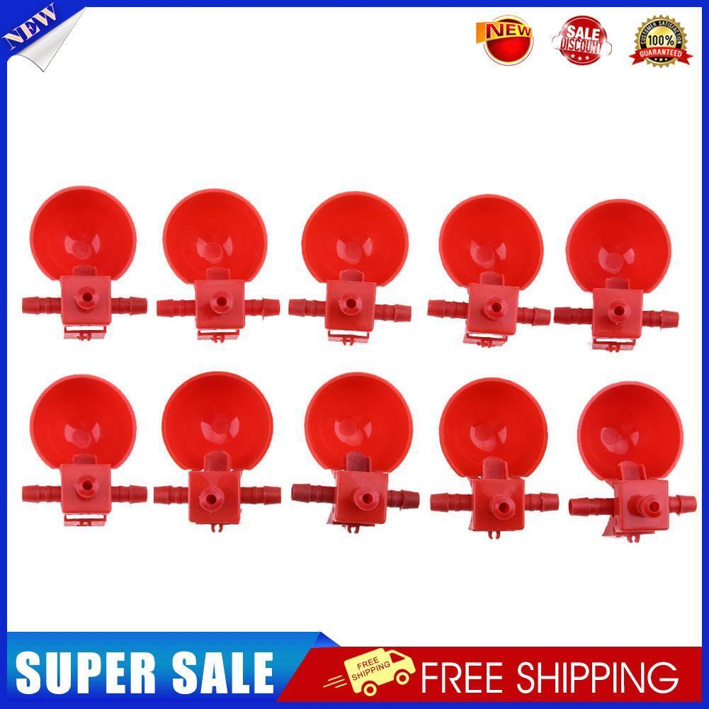 10pcs Automatic Bird Coop Feed Poultry Water Cups Chicken Fowl Drinker